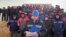 Kazakhstan - Workers of the "Emir Oil" company are addressing video statement to the government. Mangystau Region, 10 February, 2022 