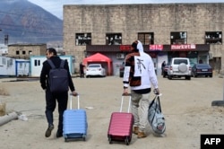 Иранские беженцы на армяно-иранской границе, 9 марта 2026 года, фото AFP