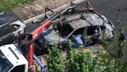 В Балашихе в Московской области взорвался автомобиль