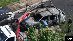 В Балашихе в Московской области взорвался автомобиль