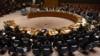 U.S. -- The U.N. Security Council votes to extend investigations into who is responsible for chemical weapons attacks in Syria at the United Nations in New York, October 24, 2017