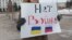 RUSSIA - Activist Katerina Novikova, anti-war picket in Pskov against the war with Ukraine
