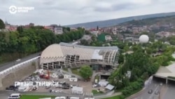 Инициативная группа в Грузии потребовала остановить демонтаж "кувшинов". Архитектурный комплекс строили по инициативе Саакашвили 