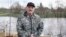 BELARUS -- Belarusian President Alyaksandr Lukashenka talks with the media during a subbotnik, a Soviet-style Clean-up Day, in the village of Aleksandria, April 17, 2021