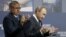 Президент РФ Владимир Путин с главой ВТБ Андреем Костиным, 13 октября 2013