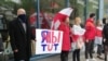 Belarus -- solidarity rally in support of the Belarusian internet-portal Tut.by. Vilnius, Lithuania, May 18, 2021 