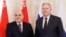 RUSSIA -- Russian Prime Minister Mikhail Mishustin meets with his Belarusian counterpart Syarhey Rumas in Moscow, March 11, 2020