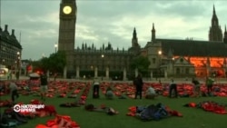 В центре Лондона прошла акция в защиту беженцев