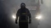 Ukraine -- Rescue workers at the site of Russian strike, Kyiv, 7Apr2025