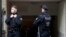 Police secures a building after Germany banned the Islamic organisation Ansaar International in Duesseldorf, Germany, May 5, 2021.    