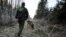 Finland -- Finnish border guards patrol at the border between Finland and Russia, November 3, 2009