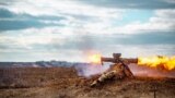 Ukraine -- Ukrainian military fires Fagot Anti Tank Guided missile during exercises in Donetsk region, November 11, 2021