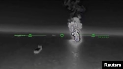 Видео атаки в Азовском море, распространенное Силами беспилотных систем Украины