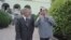 Leonid Brezhnev with Nicolae Ceaușescu