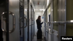 В "вагоне несокрушимости". 21 января 2026 года. Фото: Reuters