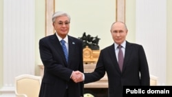 Касым-Жомарт Токаев и Владимир Путин 