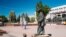 Belarus – Monument To The Famous Soviet Clown Rumyantsev Or Karandash Near Gomel State Circus. Homel, 26Aug2016