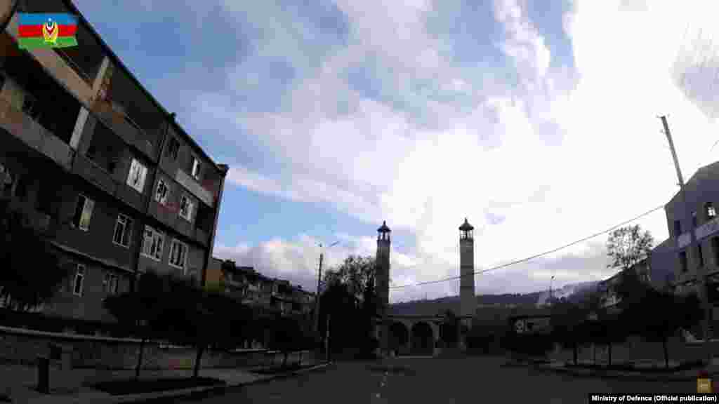 Nagorno-Karabakh - 9 November 2020 Azerbaijan Defence Ministry published new video (on Youtube) from Shusha (Shushi Susa) city center. 
