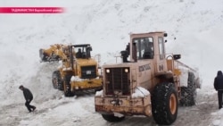 Как спасали людей из-под снежных завалов в Таджикистане