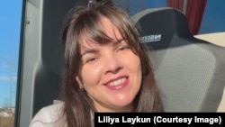 Лилия Лайкун в автобусе