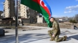 Президент Азербайджана Ильзам Алиев в Шуше, древней столице Карабаха