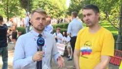 Активист рассказал, что пограничники отняли у него плакат в поддержку Сенцова