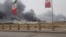 Пожар на нефтяных объектах в Иране после обстрела