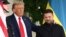 FILE PHOTO: U.S. President Trump meets with Ukrainian President Zelenskiy and European leaders, in Washington, D.C.