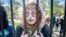 Ukraine -- In International circus day more than a thousand activists protested against exploitation the animals in circus performances in Ukraine, Kyiv, 15Apr2017