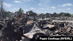 Последствия удара по селу Радушное