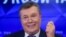 RUSSIA -- Fromer Ukrainian president Viktor Yanukovych attends a press conference in Moscow, February 6, 2019