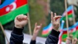Azerbaijan -- opposition protest, flag holiday, Baku, 9 November 2014