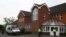 U.K. -- Police officers are seen outside Amesbury Baptist Centre in Amesbury, nine miles north of Salisbury, southern England, on July 4, 2018 believed to be cordoned off in relation to a major incident declared after two people were found unconcious at a