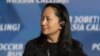 RUSSIA -- Meng Wanzhou, Executive Board Director of the Chinese technology giant Huawei, attends a session of the VTB Capital Investment Forum "Russia Calling!" in Moscow, October 2, 2014
