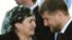 RUSSIA -- CHECHNYA, APRIL 6, 2007. Chechnya's President Ramzan Kadyrov and his mother Aimani after the inauguration ceremony. 
