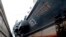 Russian aircraft carrier Admiral Kuznetsov at the PD-50 floating dry dock of Shipyard 82
