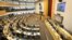 LITHUANIA – Ukrainian President Volodymyr Zelensky speaks to the Lithuanian parliament in Vilnius, Lithuania, April 12, 2022