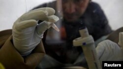 Тест на наличие в крови вируса лихорадки Эбола