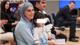 Tahmina Samadova, a native of Tajikistan and a Russian citizen, with her husband, Ramazon Rahimov 