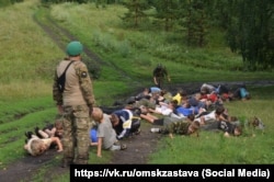 Военная подготовка в лагере "Богатырская застава", 2026. Фото https://vk.ru/omskzastava