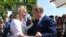 AUSTRIA -- Austrian Foreign Minister Karin Kneissl dances with Russian President Vladimir Putin at her wedding in Gamlitz, August 18, 2018