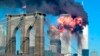 USA -- The second tower of the World Trade Center bursts into flames after being hit by a hijacked airplane in New York in this September 11, 2001 file photograph. Al Qaeda leader Osama bin Laden was killed in a firefight with U.S. forces in Pakistan on M