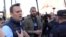 Алексей Навальный на митинге 14 мая 2017 на площади Александра Сахарова в Москве