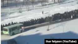 Похороны Юрия Зарубина в Амурске, скриншот из видеоролика