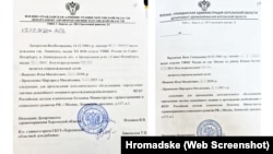 Документы на вывоз Маргариты и Ильи из Херсонского дома ребенка