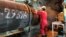 BALTIC SEA -- A specialist works onboard the Allseas' deep sea pipe laying ship Solitaire to prepare a pipe for Nord Stream 2 pipeline in the Baltic Sea September 13, 2019. 