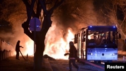 Последний крупный взрыв произошел в Анкаре 17 февраля 2016 года 