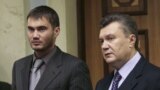 Экс-президент Украины Виктор Янукович с сыном Виктором 
