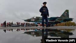 Российская авиабаза Кант под Бишкеком в 2013 году