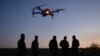 UKRAINE -- Ukrainian servicemen launch a drone on their position not far from Popasna village of Luhansk region, April 20, 2019
